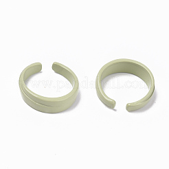 Spray Painted Alloy Cuff Rings&nbsp;RJEW-T011-28A-RS