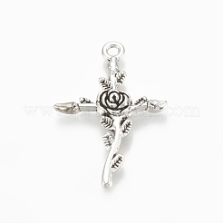 Tibetan Style Alloy Pendants&nbsp;TIBE-Q075-63AS-LF