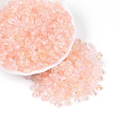 Baking Paint Transparent Glass Beads&nbsp;DGLA-T004-07J