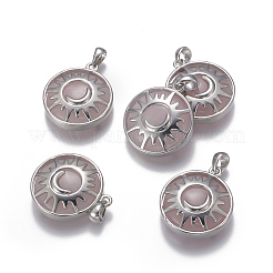 Natural Rose Quartz Pendants&nbsp;G-XCP0001-47