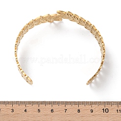 316 Surgical Stainless Steel Cuff Bracelets&nbsp;BJEW-P349-04G