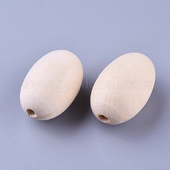 Unfinished Natural Wooden Beads&nbsp;X-WOOD-S650-81-LF