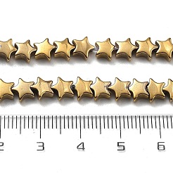 Electroplated Synthetic Non-magnetic Hematite Beads Strands&nbsp;G-B132-D01-01A