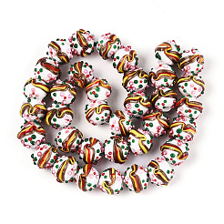 Handmade Lampwork Bumpy Beads&nbsp;LAMP-T022-05G