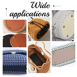 6Pcs 6 Style PU Leather Knitting Crochet Bags Nail Bottom Shaper Pad&nbsp;FIND-PH0009-91