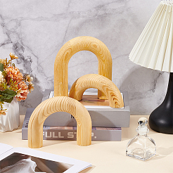 3Pcs Wooden Display Decorations&nbsp;DJEW-WH0043-95