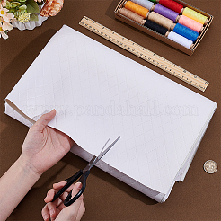 30CM Rhombus Pattern PVC Leather Fabric&nbsp;DIY-NB0014-45C