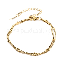 304 Stainless Steel Multi-strand Bracelets&nbsp;BJEW-Q051-02G-A
