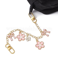 Flower & Bowknot Brass Bag Extension Chains&nbsp;AJEW-BA00137