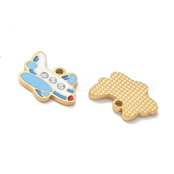 304 Stainless Steel Enamel Pendants&nbsp;SA-CBA7876-10G