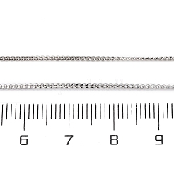 Brass Curb Chains Necklaces for Women&nbsp;NJEW-D302-73P