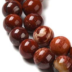 Natural Red Snakeskin Jasper Beads Strands&nbsp;G-H298-A02-02