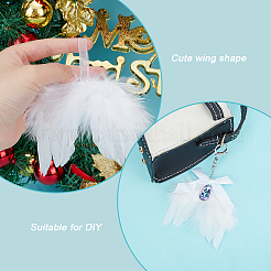 15Pcs 5 Style Feather Wings Pendant Decorations&nbsp;FIND-GA0003-03B