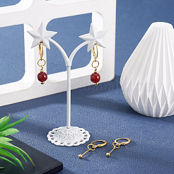 Brass Leverback Earring Findings&nbsp;EJEW-TAC00035