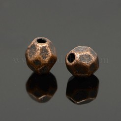 Mixed Color Tibetan Style Alloy Spacer Beads&nbsp;X-TIBEB-X0015-NR
