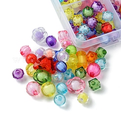 15 Styles Transparent Acrylic Beads&nbsp;TACR-FS0001-49