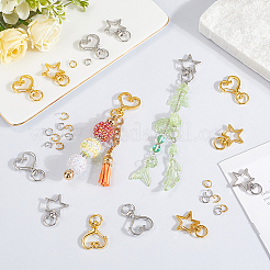 40Pcs 4 Styles Zinc Alloy Swivel Lobster Clasps&nbsp;FIND-SP0002-57
