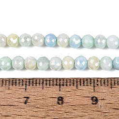 Anti-Tarnish Electroplate Glass Beads Strands&nbsp;EGLA-N027-02A-01