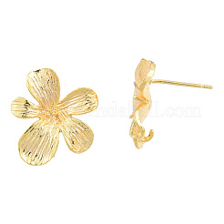 Brass Stud Earring Findings&nbsp;KK-N231-414