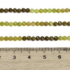 Gradient Color Natural Yellow Green Opal Beads Strands&nbsp;GG-CBA9722-A01-2mm