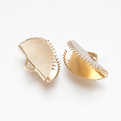Iron Ribbon Crimp Ends&nbsp;X-IFIN-I026-02LG-B