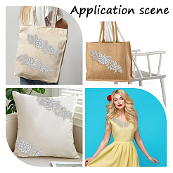 Polyester Embroidery Sequin Costume Accessories&nbsp;FIND-WH20020-238B