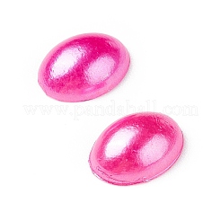 ABS Plastic Imitation Pearl Cabochons&nbsp;X-SACR-R755-8x6mm-ZM