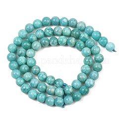 Natural Amazonite Beads Strands&nbsp;G-F461-12-6mm-01