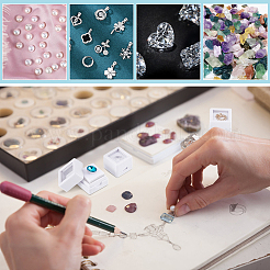 70Pcs ABS Plastic Jewelry Gift Boxes&nbsp;CON-WH0088-88A-01