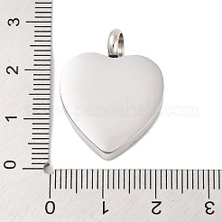Non-Tarnish 304 Stainless Steel Urn Ashes Pendants&nbsp;BOTT-PW0001-100A
