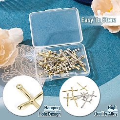 20Pcs 2 Colors Rack Plating Alloy Pendants&nbsp;FIND-TA0007-95