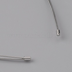 Alloy Double Hair Band Findings&nbsp;AJEW-WH0304-25A-P