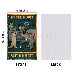 Vintage Tin Sign&nbsp;AJEW-WH0189-041