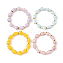 Handmade Porcelain Beaded Stretch Bracelets&nbsp;BJEW-JB14448