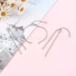 Tarnish Resistant 304 Stainless Steel Box Chain Bracelet Making Sets&nbsp;AJEW-JB00942