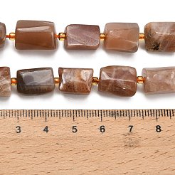 Natural Peach Moonstone Beads Strands&nbsp;G-H329-A04-02