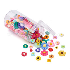 210Pcs 7 Style Resin Cabochons&nbsp;CRES-CD0001-02