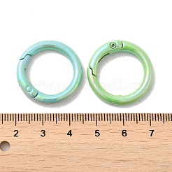 Spray Painted Alloy Spring Gate Ring&nbsp;PALLOY-H131-08