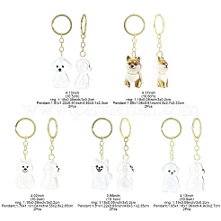 Iron Plastic Keychains&nbsp;KEYC-FZC0001-001B-G