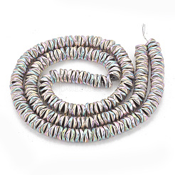 Electroplate Non-magnetic Synthetic Hematite Beads Strands&nbsp;X-G-N0322-01B