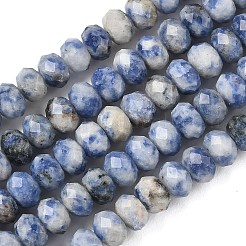 Natural Blue Spot Jasper Bead Strands&nbsp;G-D344-A22