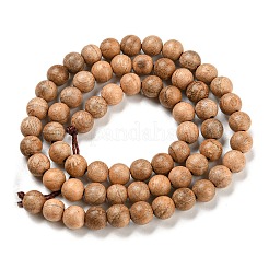Natural Wood Beads Strands&nbsp;WOOD-F008-05-A