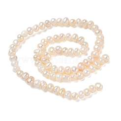 Natural Cultured Freshwater Pearl Beads Strands&nbsp;PA-CBAC463-19