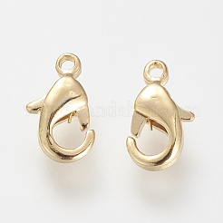 Brass Lobster Claw Clasps&nbsp;KK-T014-121G
