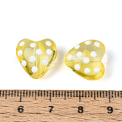 Transparent Glass Enamel Beads Strands&nbsp;GLAA-N061-10A