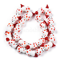 Handmade Lampwork Beads Strands&nbsp;LAMP-N021-43G
