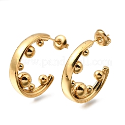 304 Stainless Steel Stud Earrings&nbsp;EJEW-Z168-01G