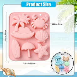 Tropical Beach Themed Chocolate Silicone Molds&nbsp;ST-CJ0043-054