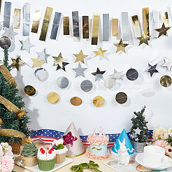 5Pcs 5 Style Paper Garlands&nbsp;AJEW-PH0004-58