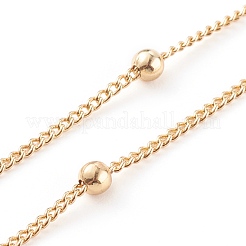 Brass Curb Chain Necklaces&nbsp;NJEW-JN03414